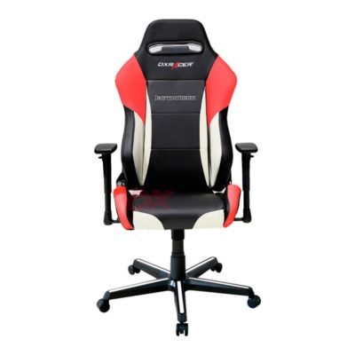 Компьютерное кресло DXRacer OH/DM61/NWR - Черное с Белыми и Красными вставками