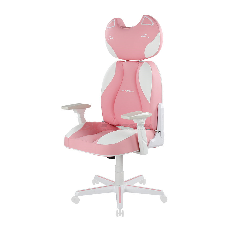 Компьютерное кресло DXRacer DC/JA002/PW Pink Kitty​ - Фото 2