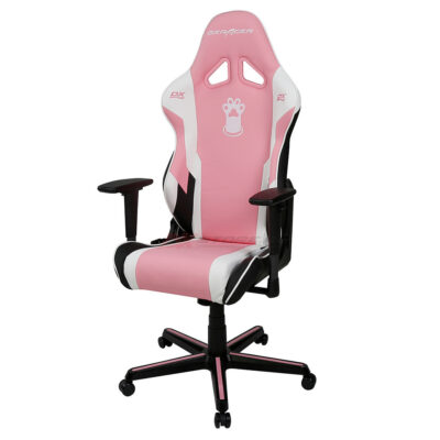 Компьютерное кресло DXRacer OH/RZ95/PWN Pink Paw Print - Фото 5