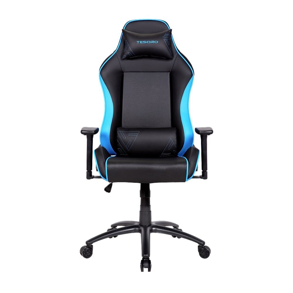 Игровое компьютерное кресло Tesoro Alphaeon S1 F715 Синий - Фото 1
