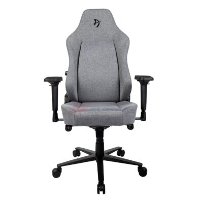 Компьютерное кресло Arozzi Primo Woven Fabric Grey - Black logo - Фото 1