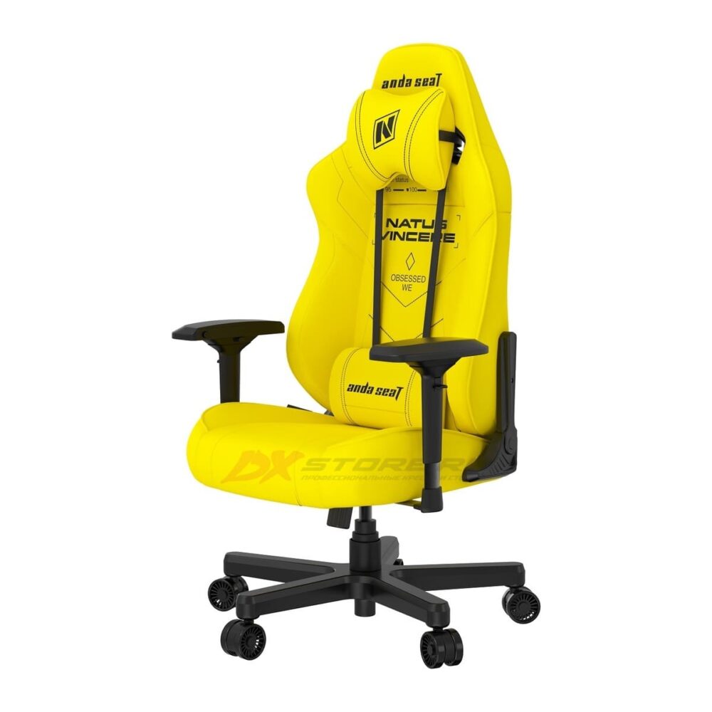 Игровое кресло Anda Seat Navi Edition, желтый - Фото 1