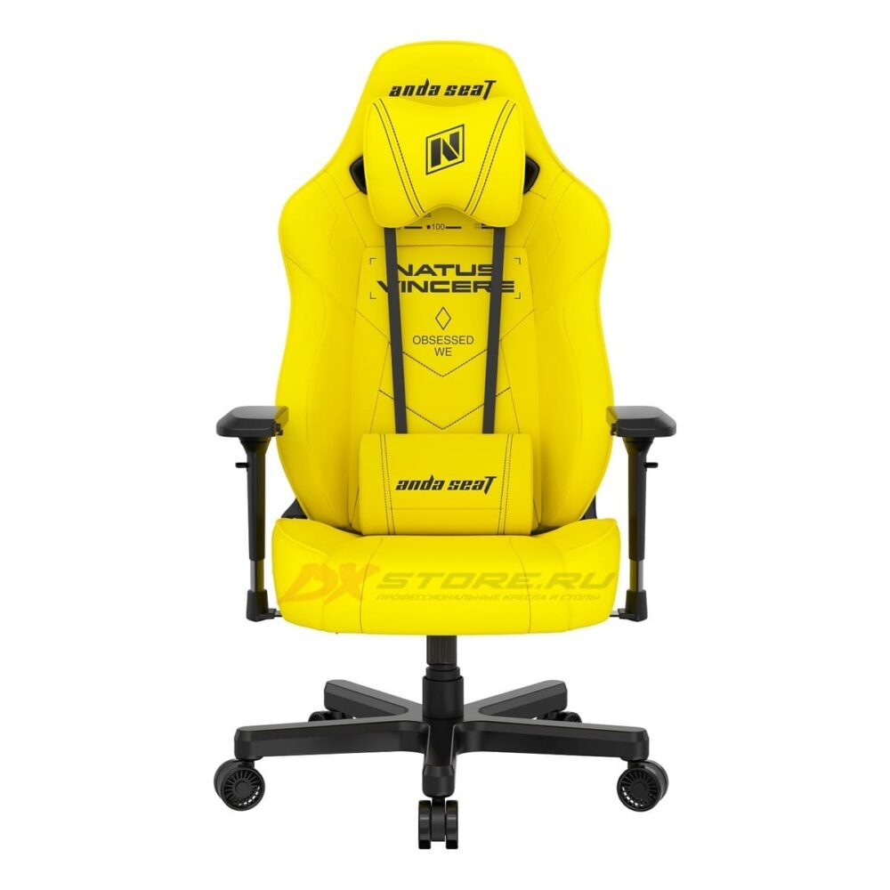 Игровое кресло Anda Seat Navi Edition, желтый - Фото 2