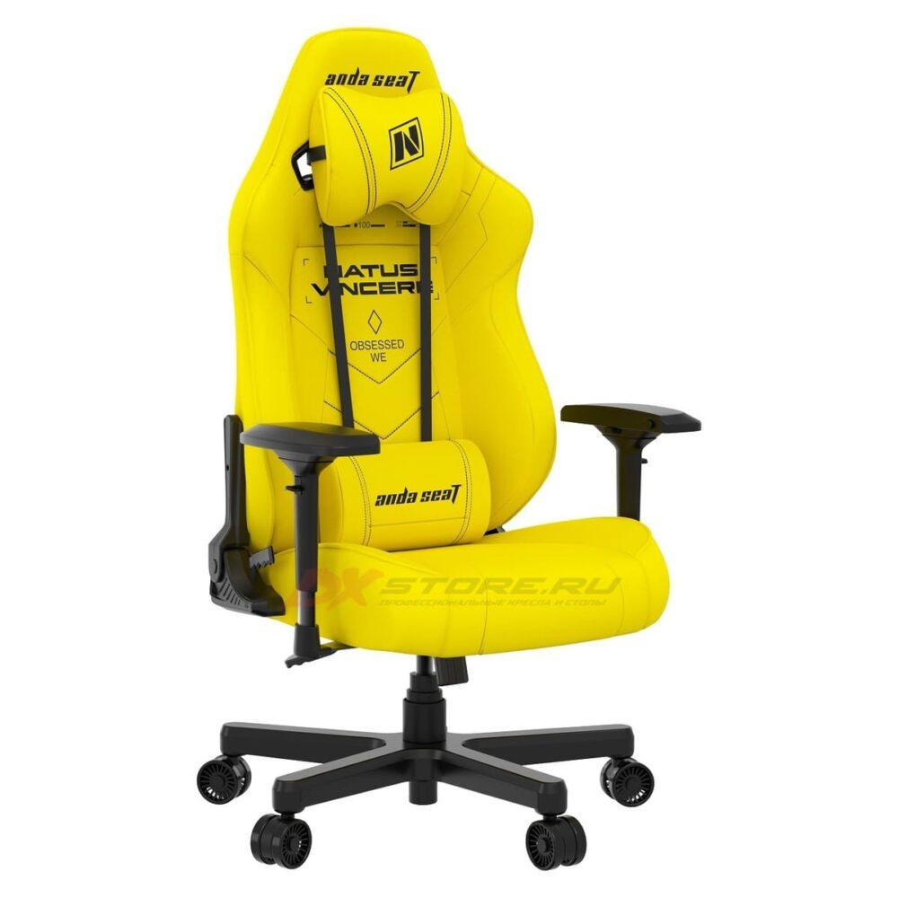 Игровое кресло Anda Seat Navi Edition, желтый - Фото 5