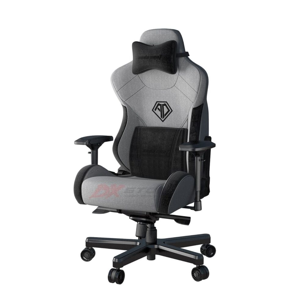 Игровое кресло тканевое Anda Seat T-Pro 2, серый - фото 1