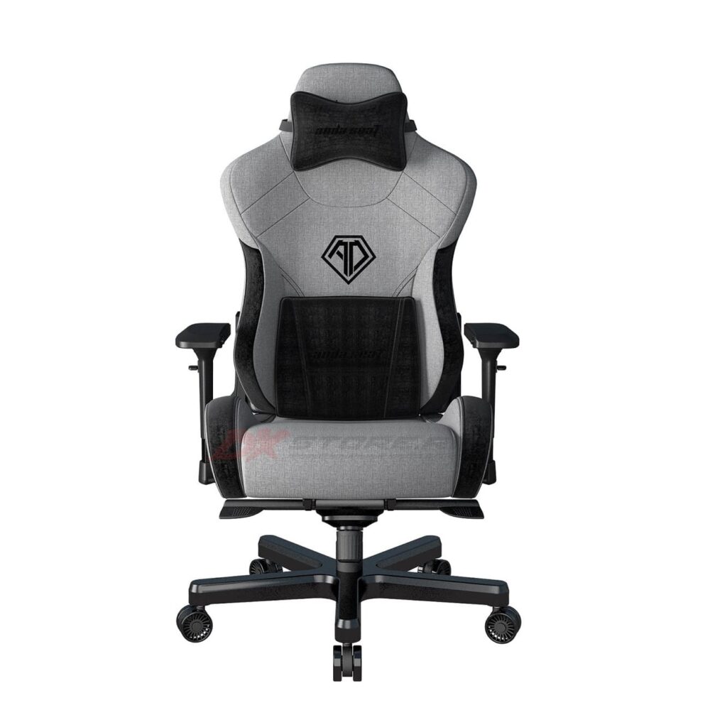 Игровое кресло тканевое Anda Seat T-Pro 2, серый - фото 2