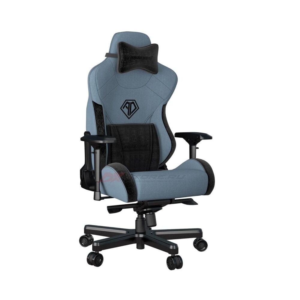 Игровое кресло тканевое Anda Seat T-Pro 2, синий - Фото 5
