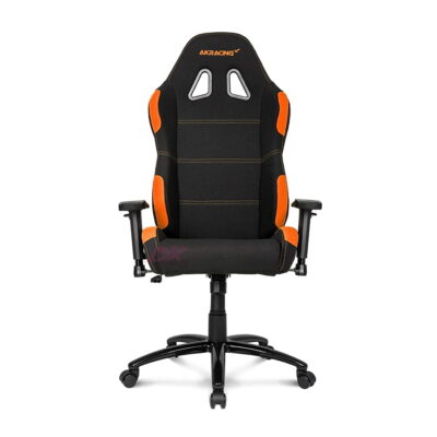 Игровое тканевое кресло AKRacing K7012, черный/оранжевый