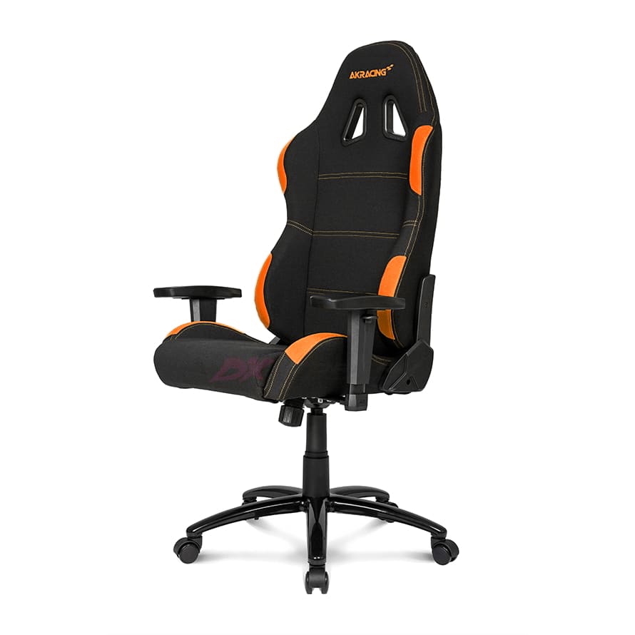 Игровое тканевое кресло AKRacing K7012, черный/оранжевый
