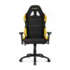 Игровое тканевое кресло AKRacing K7012, черный/желтый