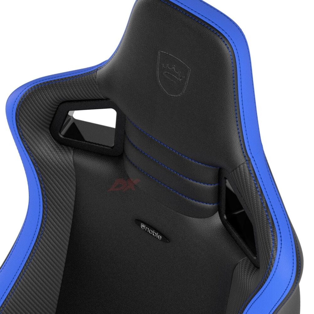 noblechairs EPIC Compact Hybrid Leather Black/Blue - Фото 1