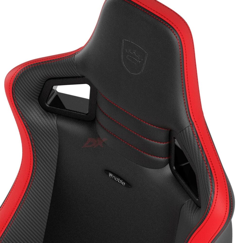 noblechairs EPIC Compact Hybrid Leather Black/Red - Фото 1