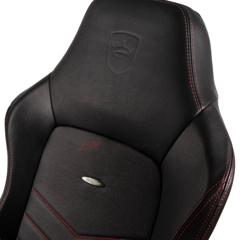 noblechairs HERO Real leather Black/Red - Фото 1
