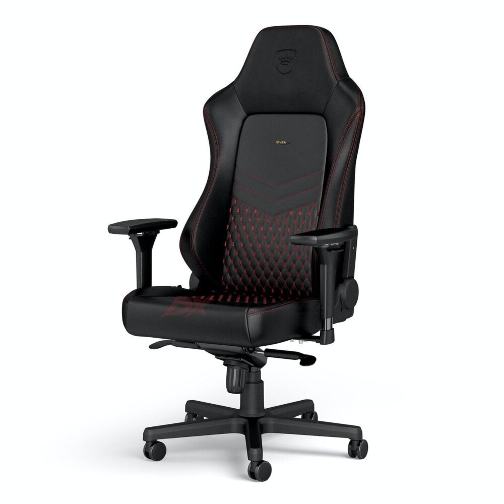 noblechairs HERO Real leather Black/Red - Фото 4