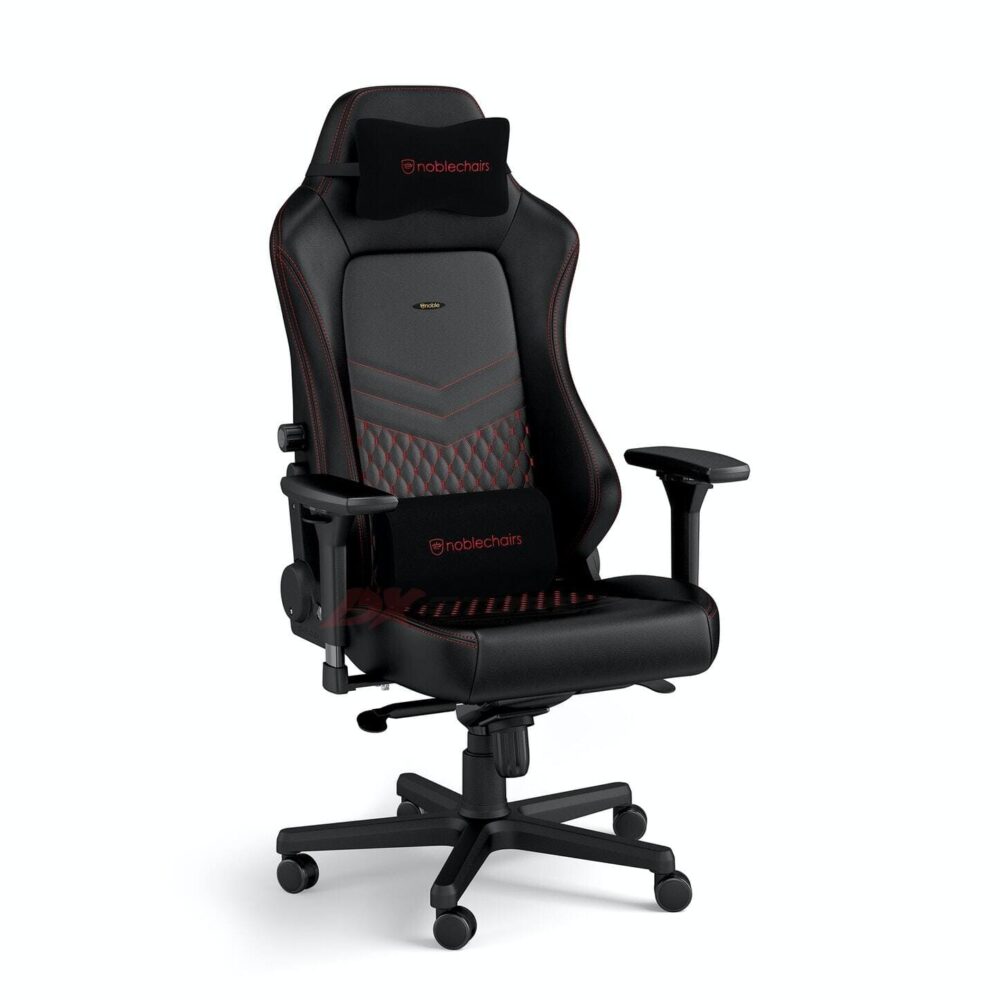 noblechairs HERO Real leather Black/Red - Фото 8