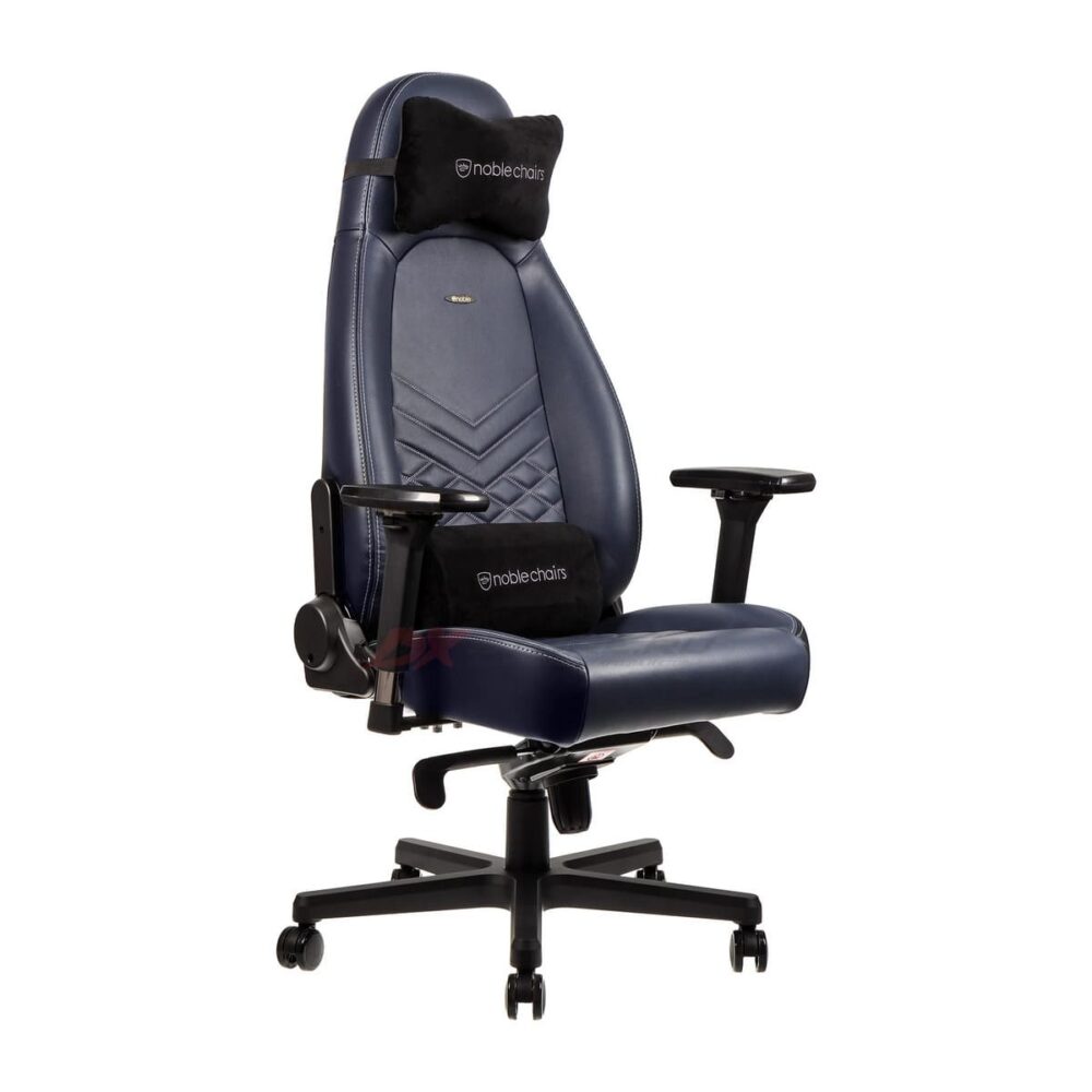 noblechairs ICON Real Leather Midnight Blue/Graphite - Фото 2