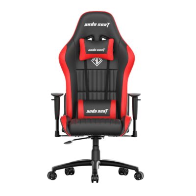 Премиум игровое кресло Anda Seat Jungle, черный/красный