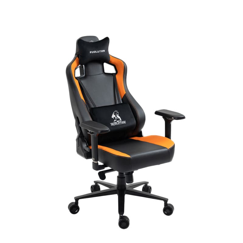 Компьютерное игровое кресло Evolution PROJECT A Black Orange