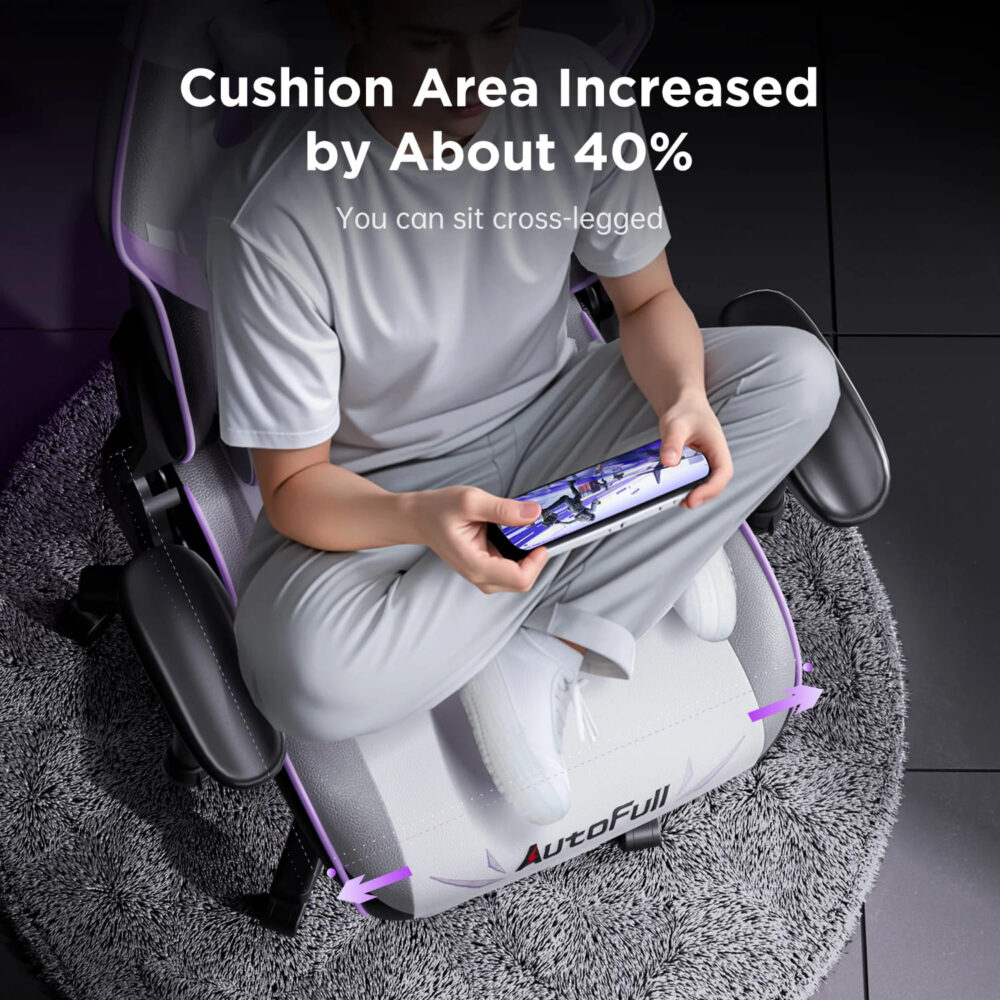 Компьютерное кресло AutoFull C3 Gaming Chair, White